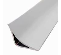 Concealed Floor Cord Cover, Soft PVC Self-adhesive Cable Cavity, Wall Corners, Floor Corners, Crown Molding, Baseboards(White,3m)