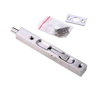 Concealed Flush Latches with Not Pry Reversible Turnpiece Flush Bolt Locking Device for Sliding French Storms Door Security Mechanism
