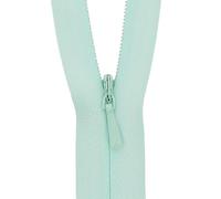 Concealed Green Zip Closed End (Aqua, 60cm)