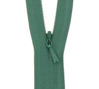 Concealed Green Zip Closed End (Bottle Green, 40cm)