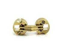 Concealed Hinge 4PCS 8mm-16mm Copper Barrel Hinges Cylindrical Hidden Cabinet Concealed Invisible Brass Door for Furniture Hardware(16mm)