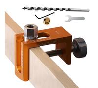Concealed Hinge Jig - 10mm Woodworking Hinge Mounting Guide,Woodworking Concealed Rebounder Positioning Tool for Wardrobes Cabinets Construction Kitchen Closets Bathroom
