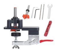 Concealed Hinge Jig, 35mm Aluminum Alloy Door Hinge Jig, Accurate Cabinet Door Installation Tool, Adjustable Quick Punch