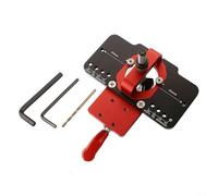 Concealed Hinge Jig, Cabinet Door Hinge JigAdequate Assistance Offered by The Aluminum Alloy Construction of The 35mm Hinge Drill Tool