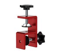 Concealed Hinge Jig, Cabinet Hinge Hole Drilling Jig, 35mm Aluminum Alloy Wardrobe Marking Clamping Fixture with Protective Sponge for Wooden Cabinet Doors
