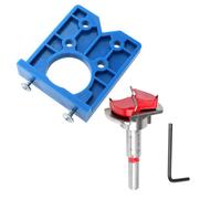 Concealed Hinge Jig Forstner Bit Sets-35mm Hinge Hole Cutter for Cabinet Hinges and Mounting Plates