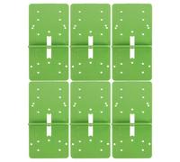 Concealed Hinge Jig Green Plastic 6pcs for Cabinet Door Installation