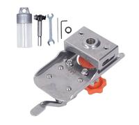 Concealed Hinge Jig Stainless Steel Drilling Kit Wood Puncher Locator for Cabinet Door Mounting
