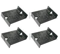 Concealed Hinge & Mounting Plate Drilling Jig - 26mm & 35mm Cup Template for Kitchen Bedrooms Bathrooms x4