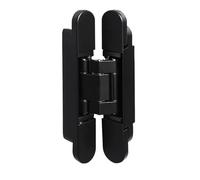 Concealed Hinges Invisible Door Hinge Hidden Three-Dimensional Adjustable Cross Wooden Outside Open(40KG-Black)