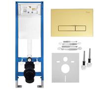 Concealed Installation Frame Rea Slim 024N With Flush Button Hd Gold Gold