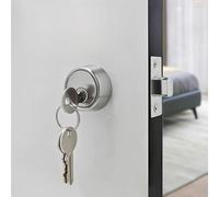Concealed Interior Door Lock Stainless Steel Latch | This concealed interior lock features a fast exit mechanism for effortless door release.