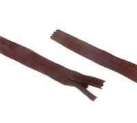 Concealed Invisible Closed End Zip 55cm Tan Brown - Each