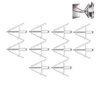 Concealed Junction Box Repair Device - Electrical Outlet Fixing Device with Support Rod, 86/118 Type Wall Box Repair Tool, Adjustable Cassette Repair Device, Electric Socket Repair Kit (10PCS)