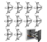 Concealed Junction Box Repair Kit, 10Pcs 86/118 Type Fixer Maintenance Repair Boxes, High Hardness Steel, Quick And Easy Installation, For Construction Mechanics Projects Electricians