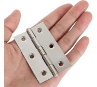 Concealed Kitchen Cabinet Door Hinge Set Hinges 20pcs Universal Connector Stainless Steel Furniture Drawer Fitting Home Doors for Window Internal(2 Inch)
