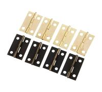 Concealed Kitchen Cabinet Door Hinge Set Hinges 30Pcs Antique Bronze Square Cupboard 24 * 16MM for Window Internal Doors(Antique Bronze)