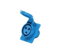 Concealed Oblique Socket 3 core 4 core 5 Hole 16A32A Waterproof Aviation Industry Plug Male and Female Docking Three-Phase Electricity(3 core 16A inclined seat)