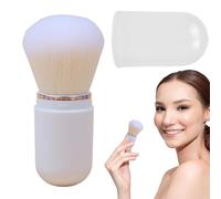 Concealed Powder Brush, Concealed Foundation Brush | Travel Powder Brush - Brought Face Brush with Lid for Foundation, Blush, Bronzer and Powder, Travel