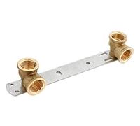 Concealed Shower Bracket/Length - 150mm / Thermostatic Mixer Tap Bar Back Plate BSP Thread Faucet Connection Set 1/2x1/2 x L 150 Wärmer System PSW Trade SUPPLIERS LTD