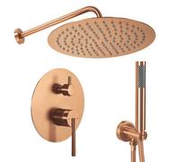 Concealed Shower Set Rea Argon Brush Copper , Brass