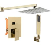 Concealed Shower Set Rea Fenix Gold, Brass