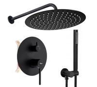 Concealed Shower Set Rea Foss Clif Black , Brass