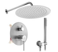 Concealed Shower Set Rea Foss Clif Brush Nickel , Brass