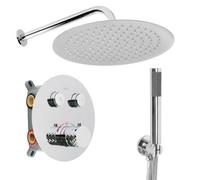 Concealed Shower Set Rea Lungo Diamond Chrome , Brass