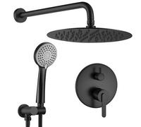 Concealed Shower Set Rea Ontario Black, Brass