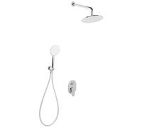 Concealed Shower Set with Rainshower TINGUIRIRICA Silver