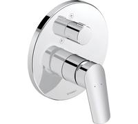 Concealed Shower Tap Duravit No.1 2 outputs Ø170mm Chrome N14210012010