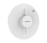 Concealed Shower Tap Hansgrohe DuoTurn S Recessed 1 outlet ø155mm White Matt
