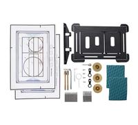 Concealed tiled pressure plate for Geberit Sigma (all models), magnetic control plate, flush fixture, flat installation
