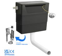 Toilet Concealed Cistern Dual Flush Top/Front Access Flush Plate 3/6 Litres