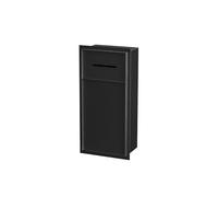 Concealed Toilet Paper Holder & Trash Can Combo Waterproof Stainless Steel In-WallSpace-Saving Design Easy to Clean for Apartments & Small Bathrooms