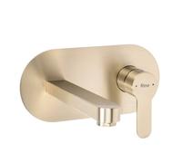 Concealed Washbasin Faucet Rea Arcos Brush Gold 18X20X10Cm