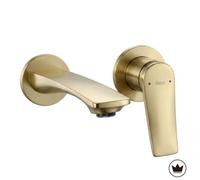 Concealed Washbasin Faucet Rea Vision Brush Gold