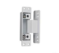 Concealed Zinc Alloy Door Hinge with Adjustable Range, Heavy Duty for Cabinet Doors, Power Distribution Boxes, and TV Wall Doors (White)