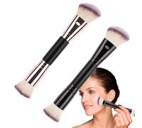 Concealer Brush | Double Ended Setting Powder Brush, Professional Makeup Brush for Blending and Finishing, Ultra-Soft Bristles, Blush, Contouring, Result