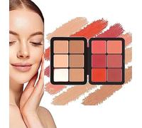 Concealer Palette, 12 Colors Makeup Cream Blush Palette, Concealer Foundation Palette, Long-Wearing Full Coverage Makeup for All Skin Types (3#, 12cm)