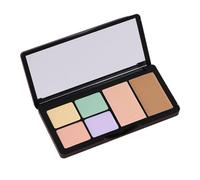Concealer Palette - 6 Colors Concealer Full Coverage Palette | Multi-Shade Color Correct | Face Contour Palete | Under Eye Concealr Ideal For Blemish Hiding, Sculpting, And Makeup Perfection