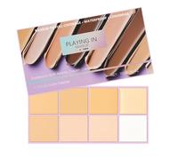 Concealer Palette - 8 Color Full Coverage Makeup | Waterproof Long Lasting Cream for Redness, Sensitive Skin Camouflage, Blemish Cover Up, Dark Circle Eraser, Travel Cosmetics, Mattifying, Tan