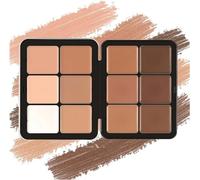 Concealer Palette, Cream Blush Palett,12 Colors Makeup Palette,Color Correcting Concealer Cream,Long-Wearing Full Coverage Makeup for Flawless Skin (1#)