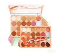Concealer Palette, Long-Lasting, 24 Color, Contouring Kit, Highlight Palette, Compact & Travel-Friendly, or Face, Eyes, and Creative Makeup Looks