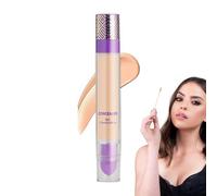 Concealer Stick, Corrector Concealer, Full Coverage Cover, Creamy Finish Makeup, Longwear Face Cosmetic for Under Eyes, Blemish Eraser and Dark Circles, Two-Headed Design, 7.5ml
