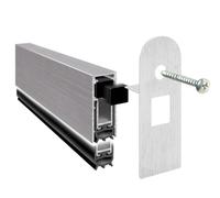 Concealex A8100 Superior Automatic Fir Smoke & Acoustic Door Bottom Seal, Self-Levelling Draught Excluder for Timber, Aluminium, PVC & Security Doors, Seals up to 17mm (A8100 Superior, 826mm)