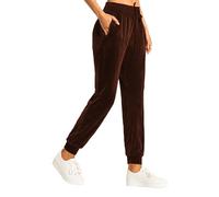 Conceited Luxe Leggings - Velvet or Vegan Leather (Plus Size Available), Brown, 1X-2X