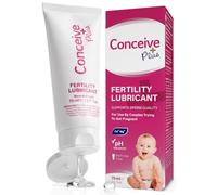 Conceive Plus Fertility Lubricant, 75 ml | For Couples Trying to Conceive, Non Sticky, Non Irritating, Water Based Lubrification Gel, With Magnesium & Calcium