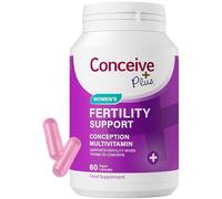 CONCEIVE PLUS Fertility Supplements for Women, 60 Capsules | Support Hormone Balance, Regulation & Female Reproductive System, 21 Prenatal Vitamins, Folic Acid, Maca Root, Myo-Inositol